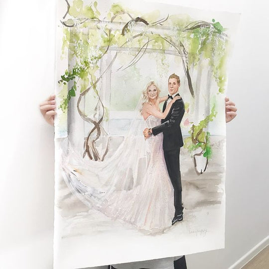Live Wedding Painting and how to book your Live Wedding Painter for your special day!