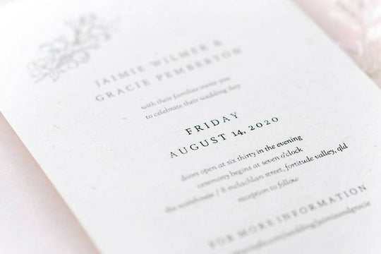 How to chose your wedding invitation wording