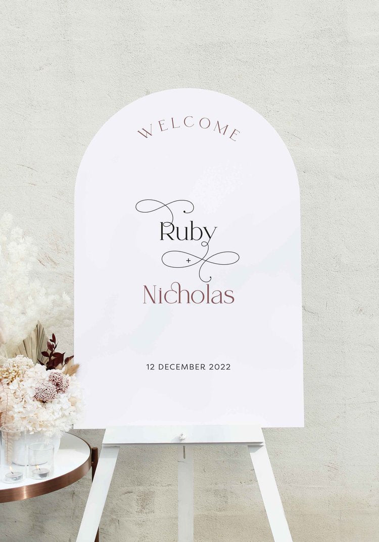 Belle Ruby Range Welcome Sign