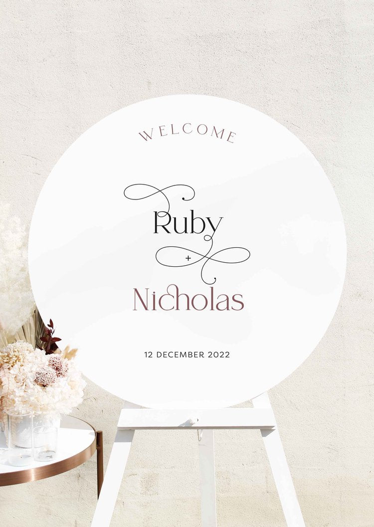 Belle Ruby Range Welcome Sign