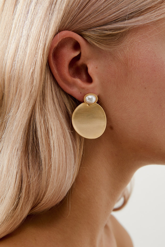 CHLOE - Boho Bridal earrings - Gold
