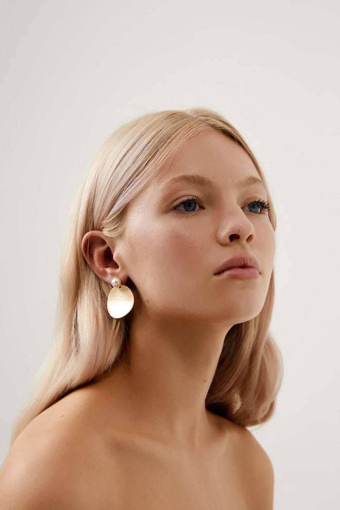 CHLOE - Boho Bridal earrings - Gold