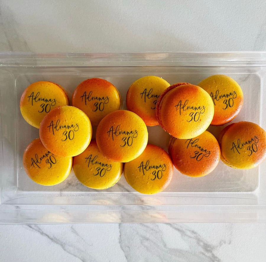 Custom Printed Macarons | Per Dozen