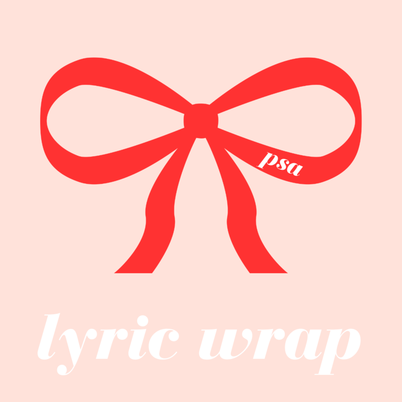 Printed Lyric Wrap