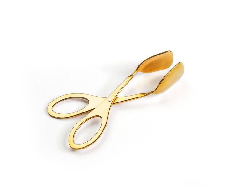 Gold Scissor Tongs - Hire