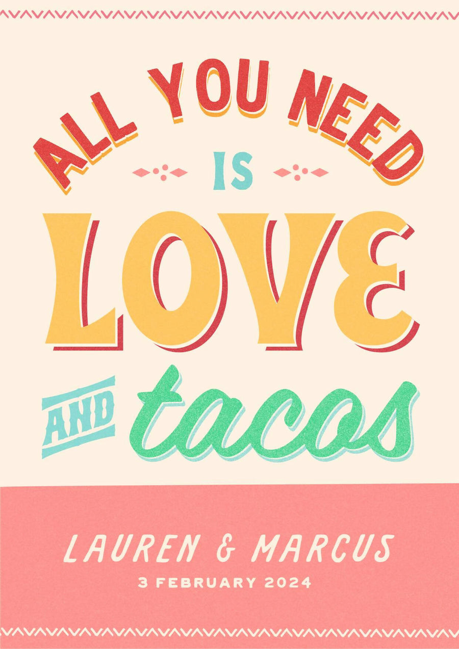Love & Tacos Sign