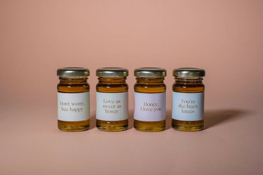 Custom Quote Honey Jar Wedding Favours - 18.02.23