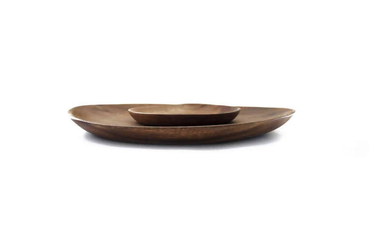 Pacific Teak Charger Plate - Hire
