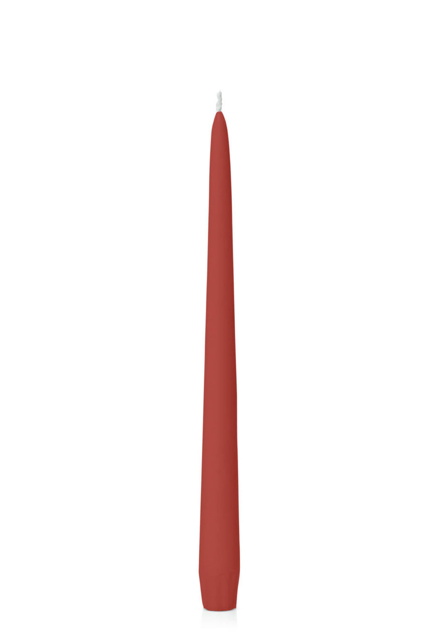 Red 25cm Moreton Eco Taper Candles