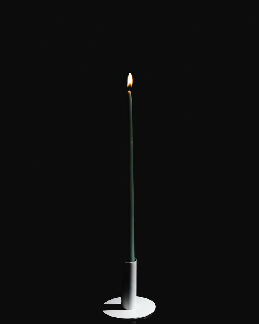 SAGE GREEN TAPER CANDLE