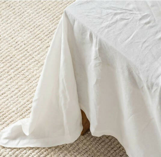 White Linen Tablecloth