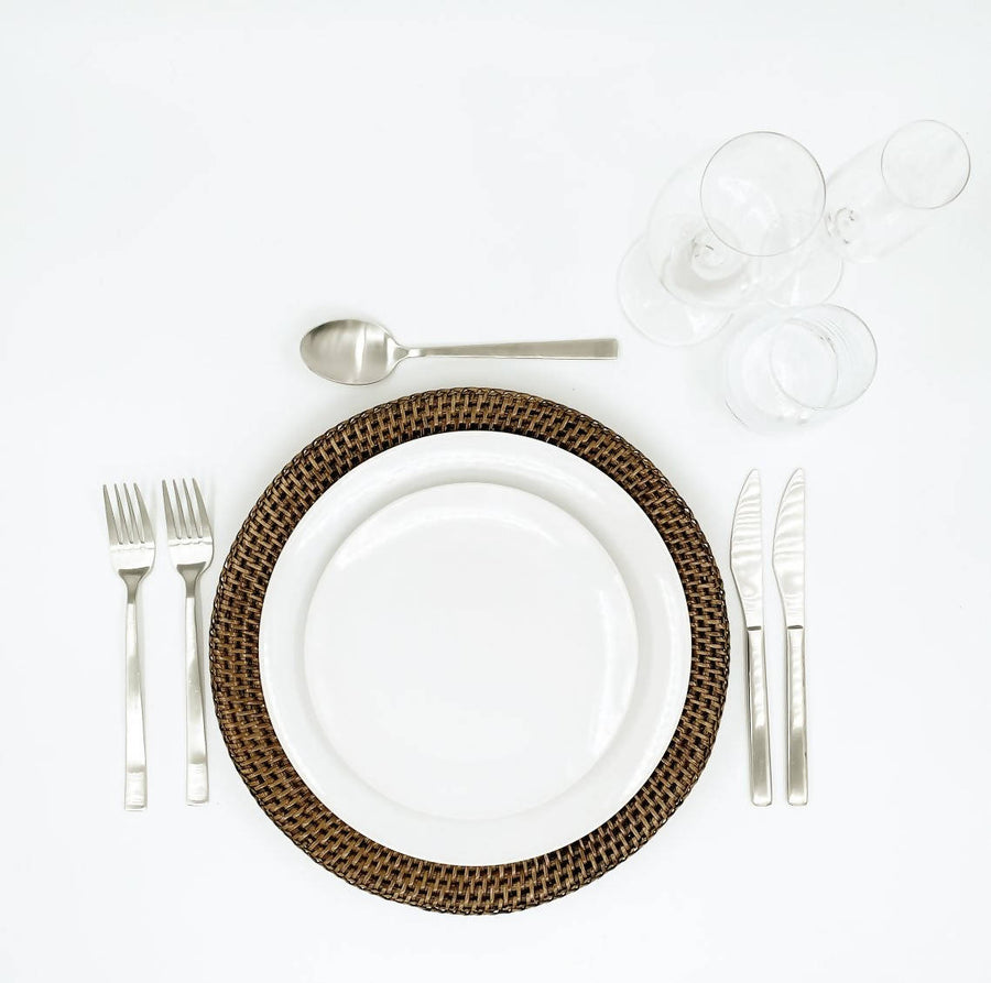 BROWN RATTAN SILVER PACKAGE - Hire
