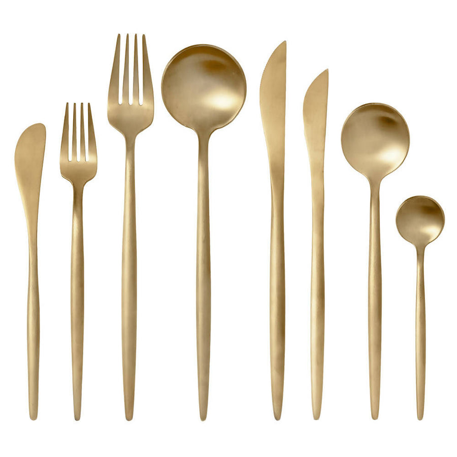 Brushed Gold Cutlery