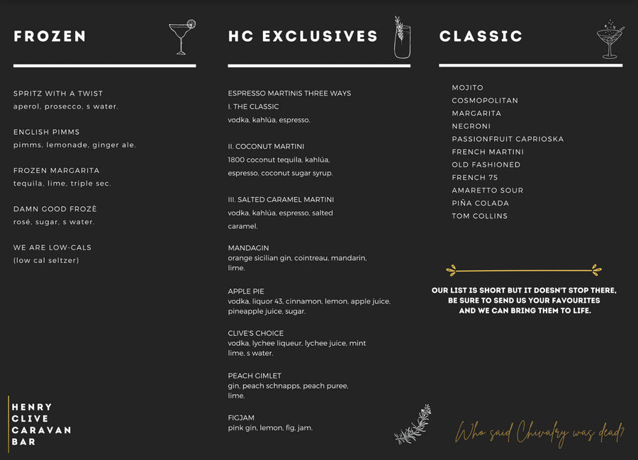 Henry's Gathering Cocktail Package - HC Exclusives Range