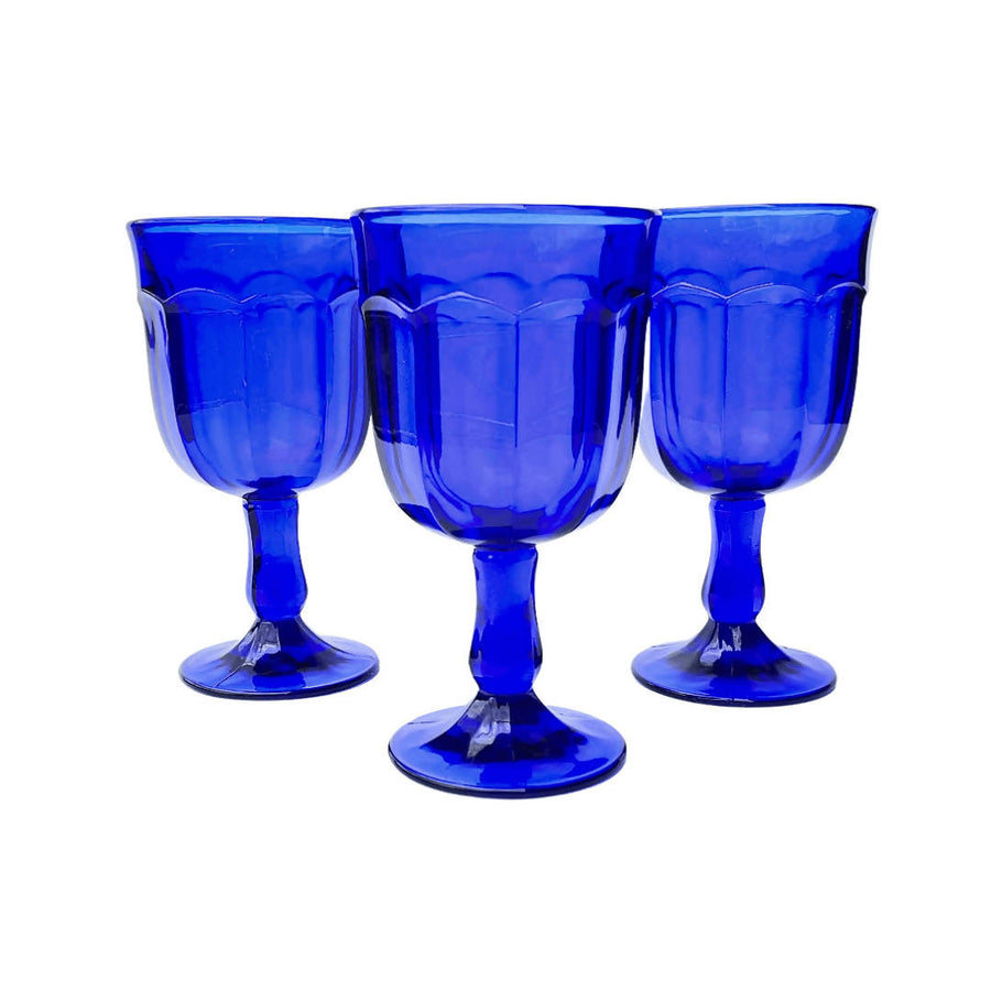 COBALT BLUE GLASSWARE - Hire