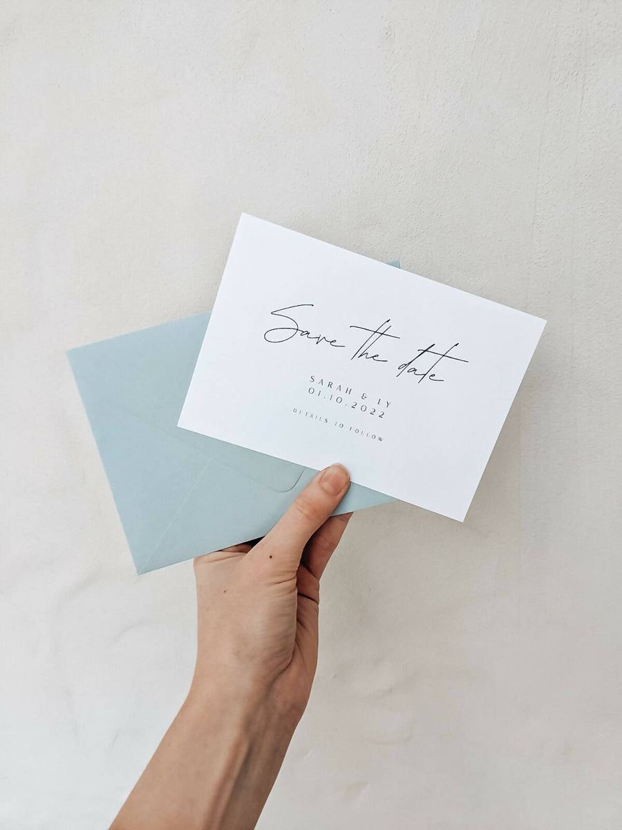 Save the Date card (COURTNEY, PHOEBE)