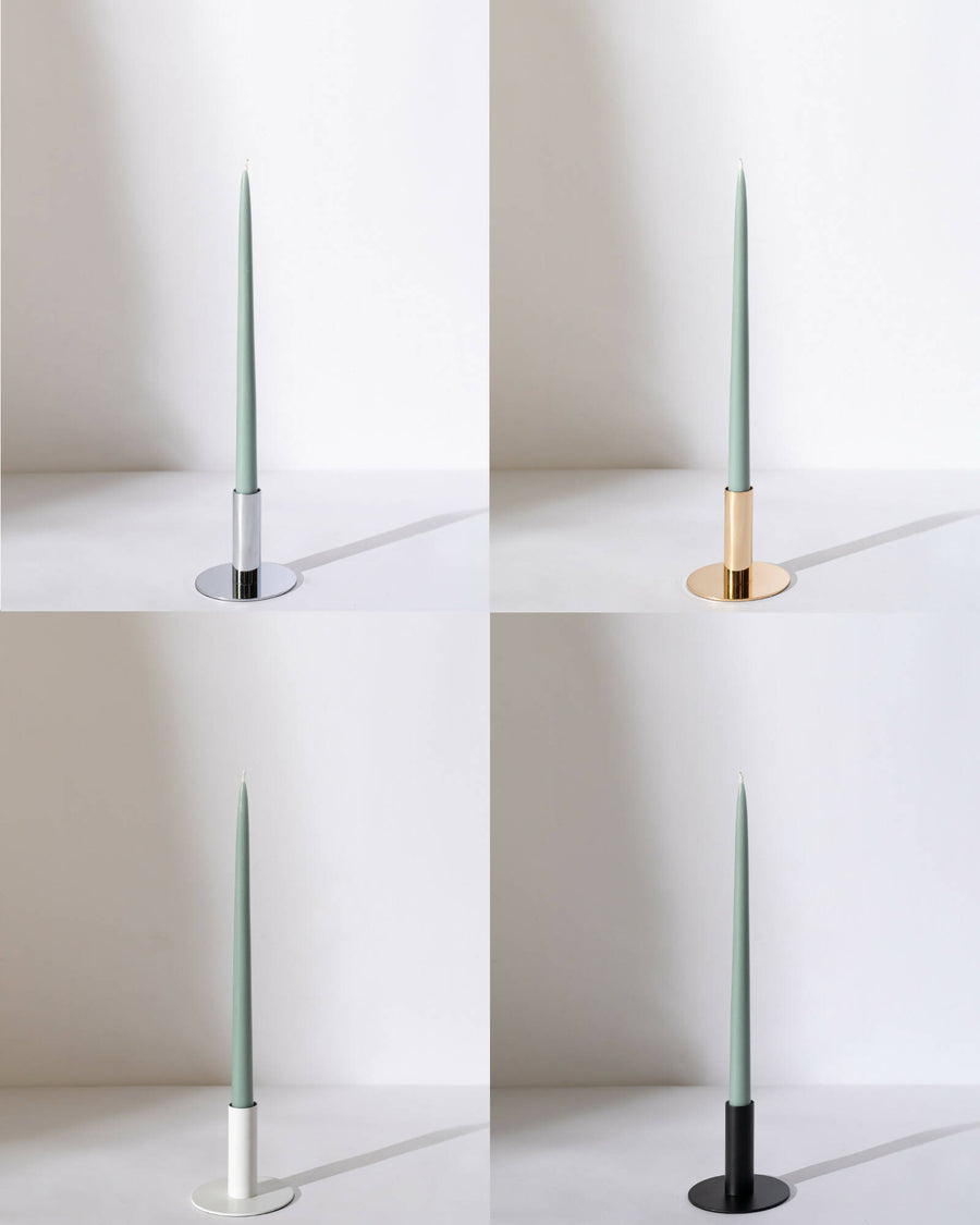 SAGE GREEN TAPER CANDLE