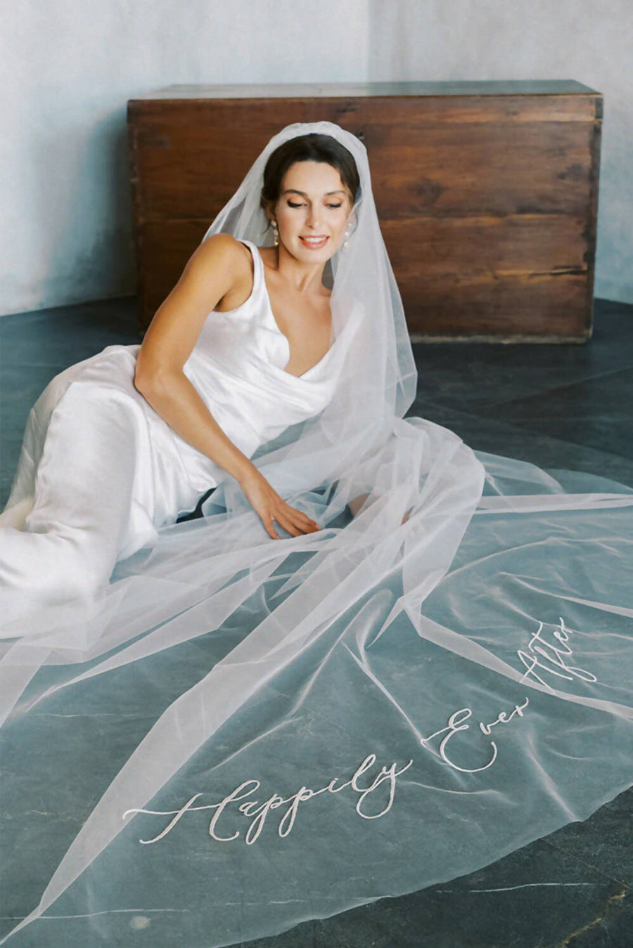 HAPPILY EVER AFTER | Embroidered Veil