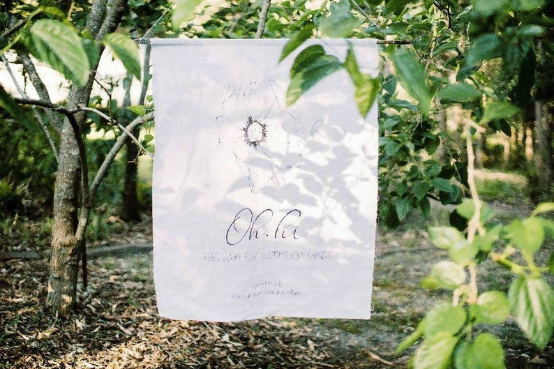 Tahlia | Linen Welcome Sign