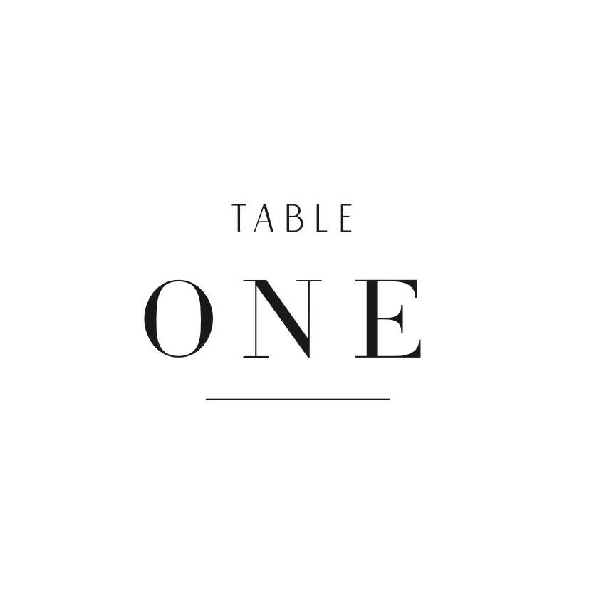 Square Table Numbers A5 Hire