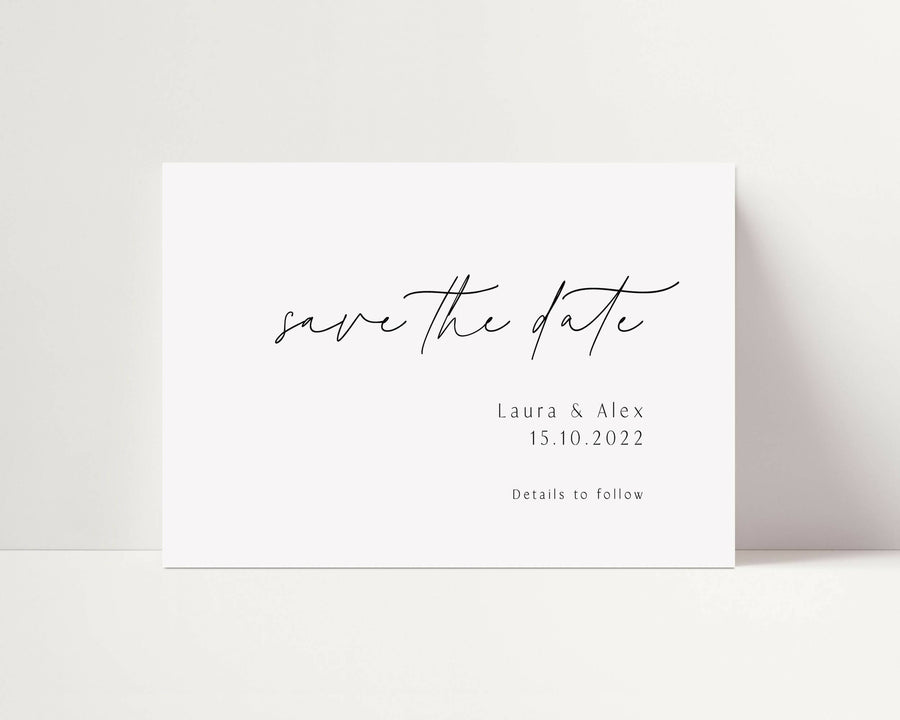 Save the Date card (LAURA)