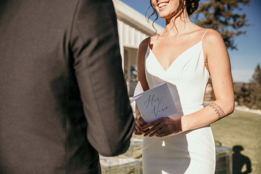 Wedding Vow Booklets for Day of Wedding | His Vows + Her Vows