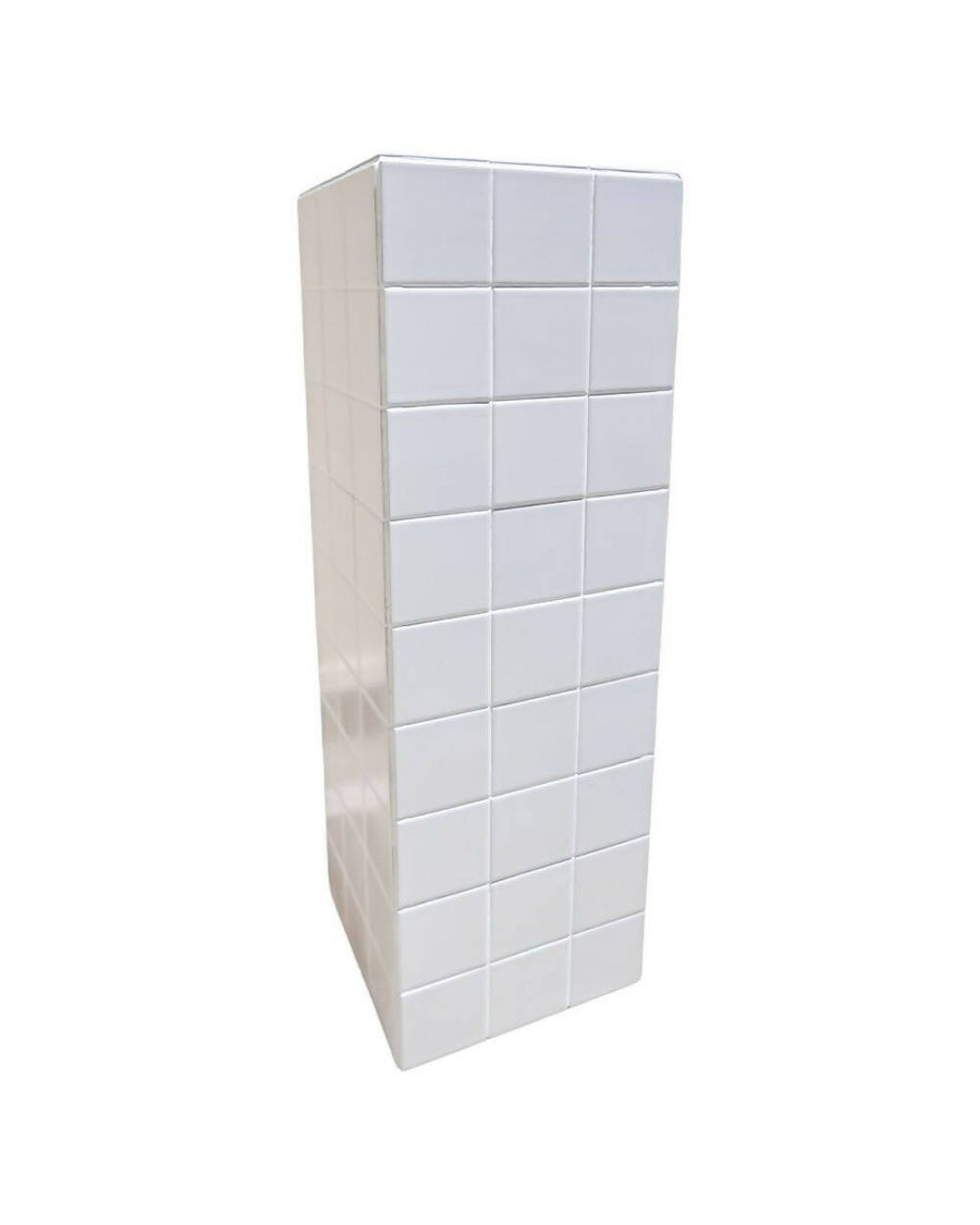 White Tile Plinths (Two Available)
