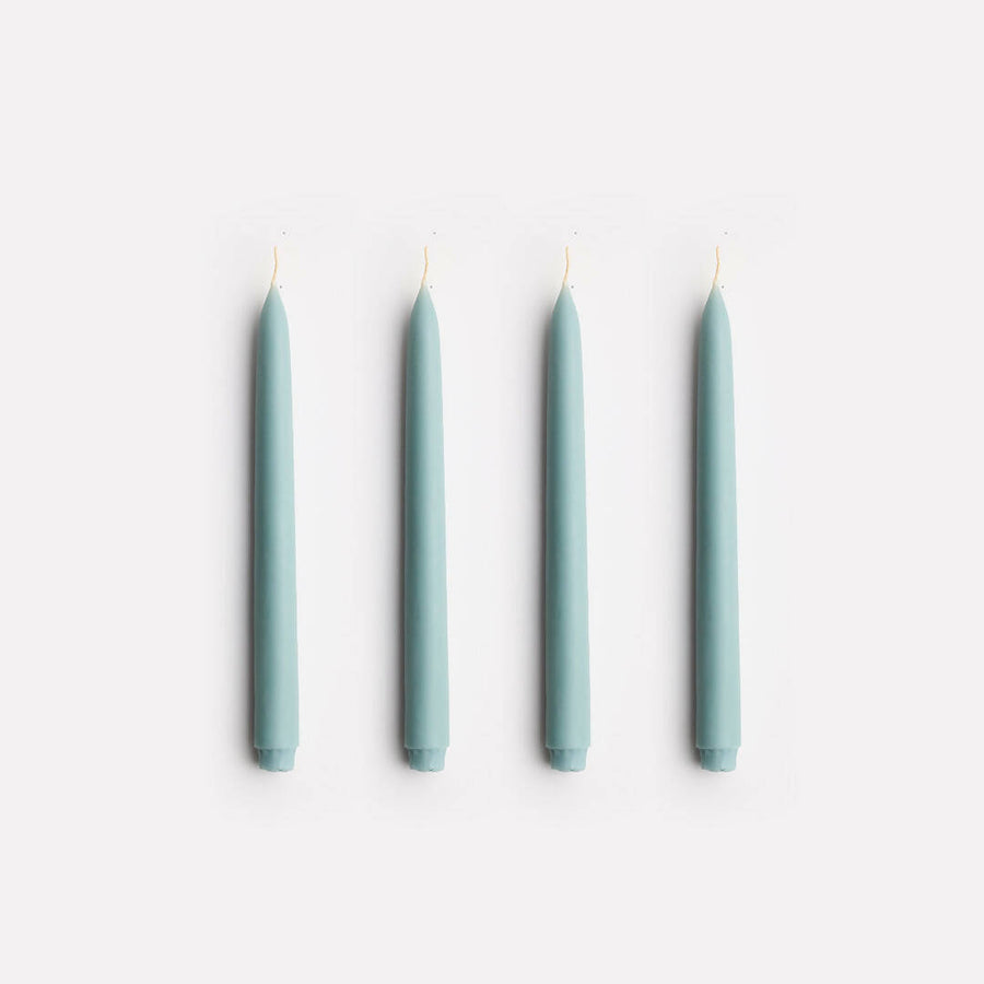 Twinkling Taper Candle Set in Jade