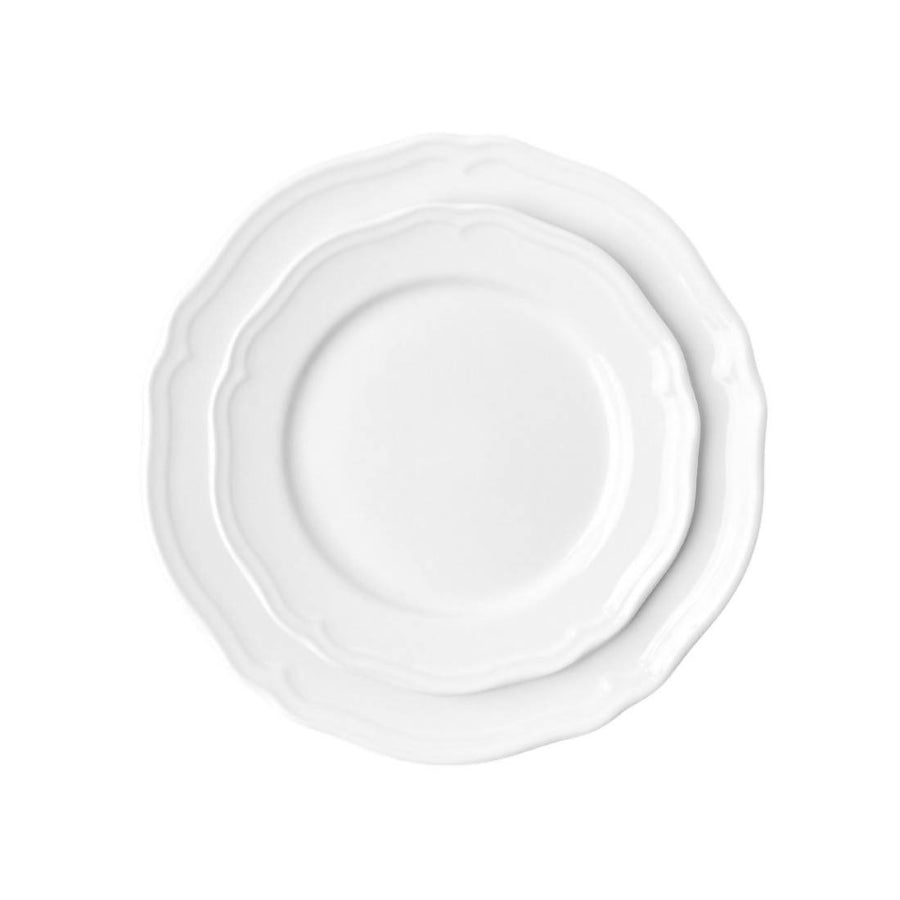 SCROLL WHITE DINNERWARE - Hire