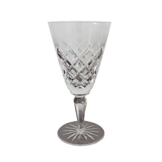 Mixed Matched Antique Crystal Cut Wine Glass Hire