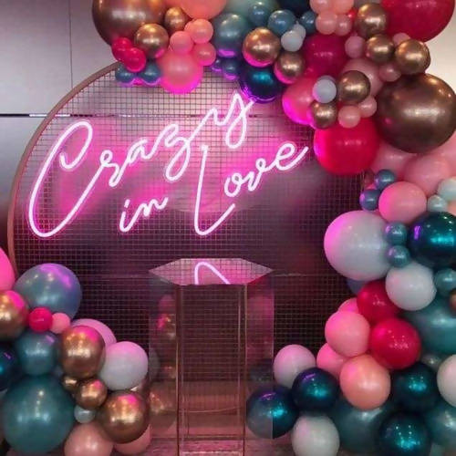 Crazy In Love Pink Neon Sign