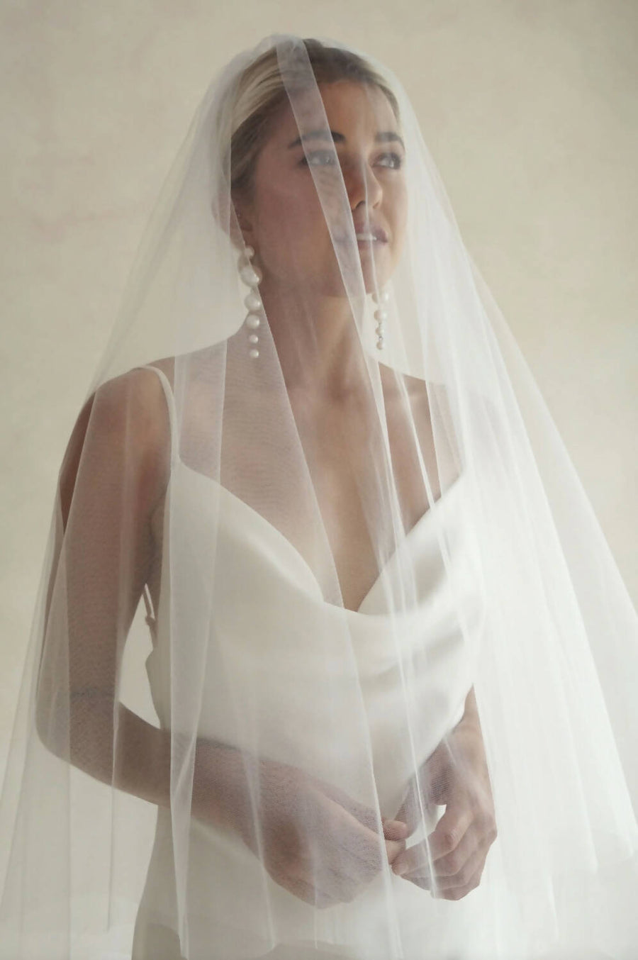 ALWAYS & FOREVER II | Two Tier Embroidered Veil in Cathedral Length