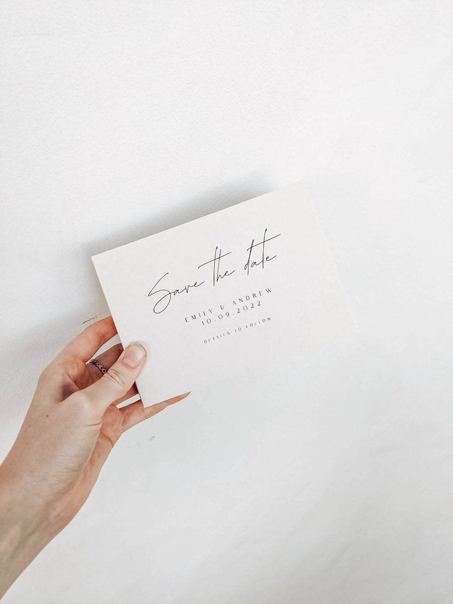 Save the Date card (COURTNEY, PHOEBE)