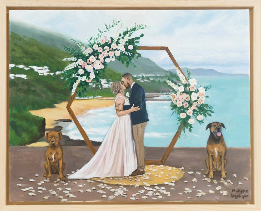 Custom Booking Live Wedding Painting - Bronze Package 17.6.23