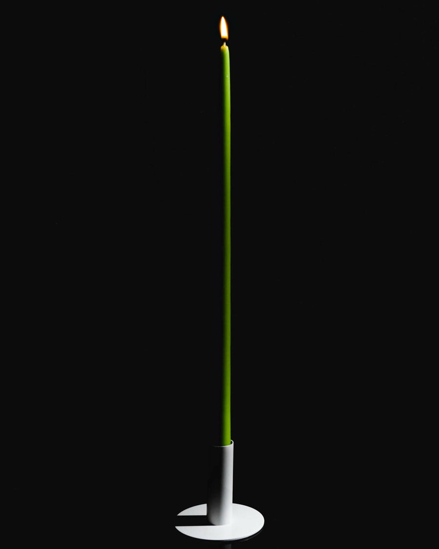 LIME TAPER CANDLE