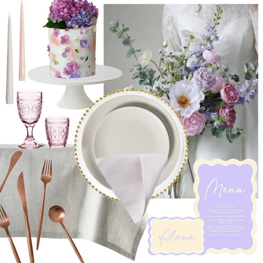 Lilac Tablescape Package