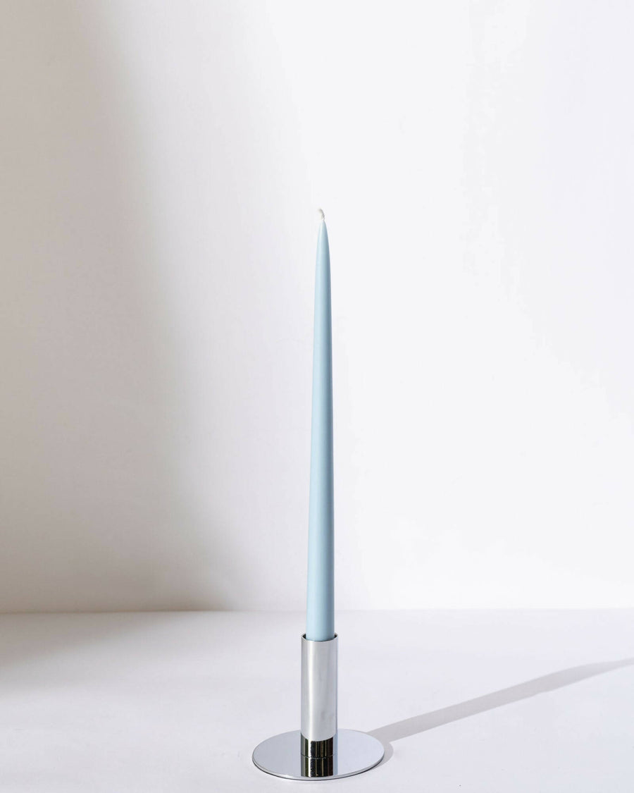 FRENCH BLUE TAPER CANDLE