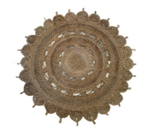 Lacy Jute Rug Hire