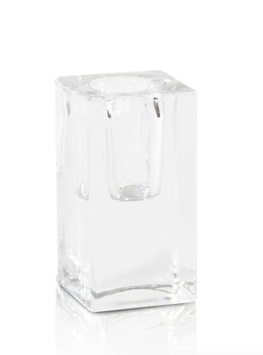 Glass Cube Candle Holder Hire