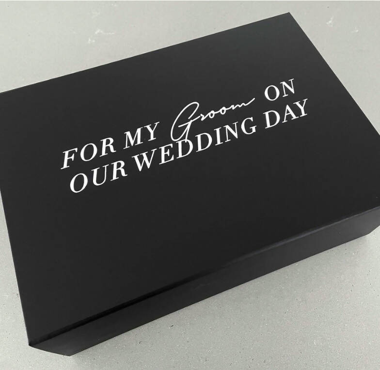For My Groom Wedding Gift Box